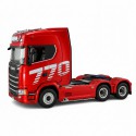 Coil Zdalnie sterowana ciężarówca Scania 770S V8 1:18 na pilota czerwona