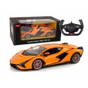 COIL DUŻY SAMOCHÓD ZDALNIE STEROWANY RC LAMBORGHINI SIAN OTWIERANE DRZWI ŚWIATŁA orange