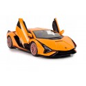 COIL DUŻY SAMOCHÓD ZDALNIE STEROWANY RC LAMBORGHINI SIAN OTWIERANE DRZWI ŚWIATŁA orange