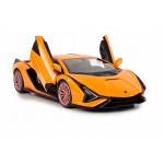 COIL DUŻY SAMOCHÓD ZDALNIE STEROWANY RC LAMBORGHINI SIAN OTWIERANE DRZWI ŚWIATŁA orange