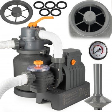 COIL Pompa piaskowa do basenu Bestway Intex. wydajność 8705l/h 250W + węże